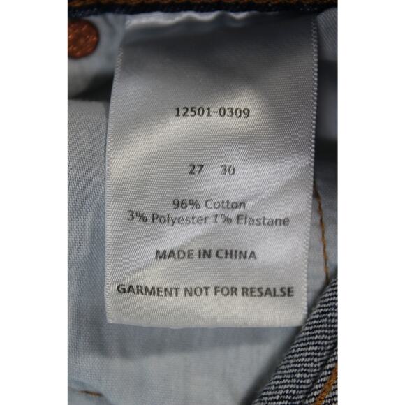 Levi’s 501 Premium Jeans Women’s 27x30 Button Fly High Rise Straight Leg - Picture 7 of 9